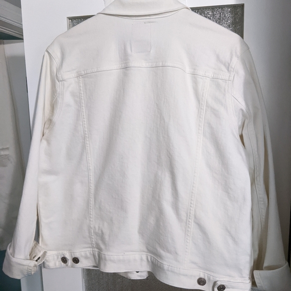 Classic icon denim jacket off white, women's XL - Picture 7 of 7